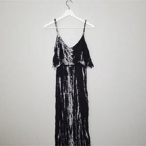 JAPNA | Tie Dye Flounce Maxi Dress | XS